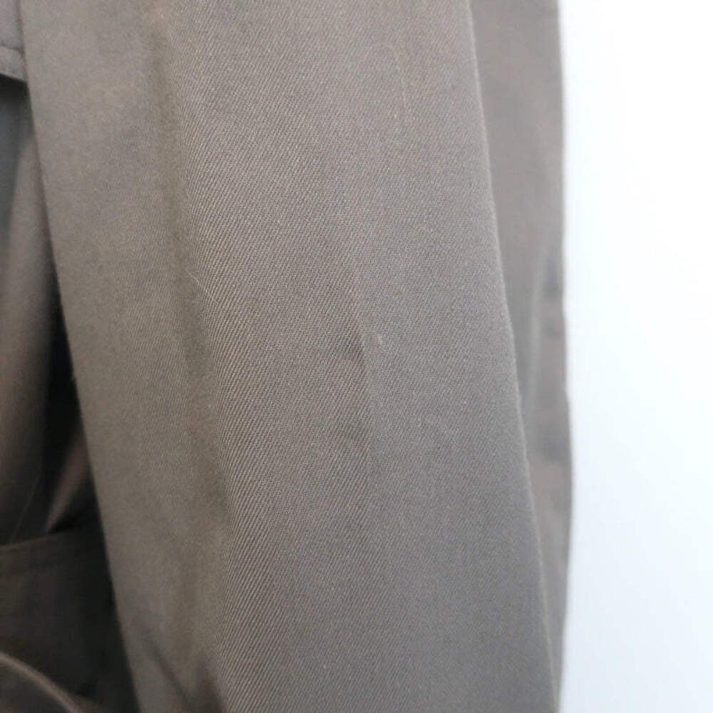 Christian Dior Monsieur Trench Coat Dark Taupe Cotton-Blend Size 42R - Picture 3 of 6